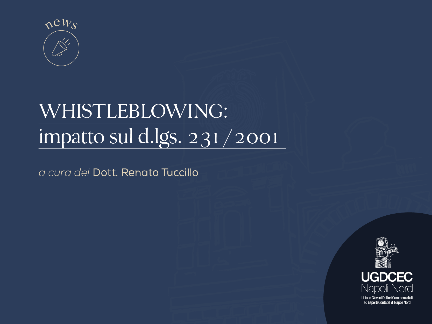 WHISTLEBLOWING: impatto sul d.lgs. 231/2001