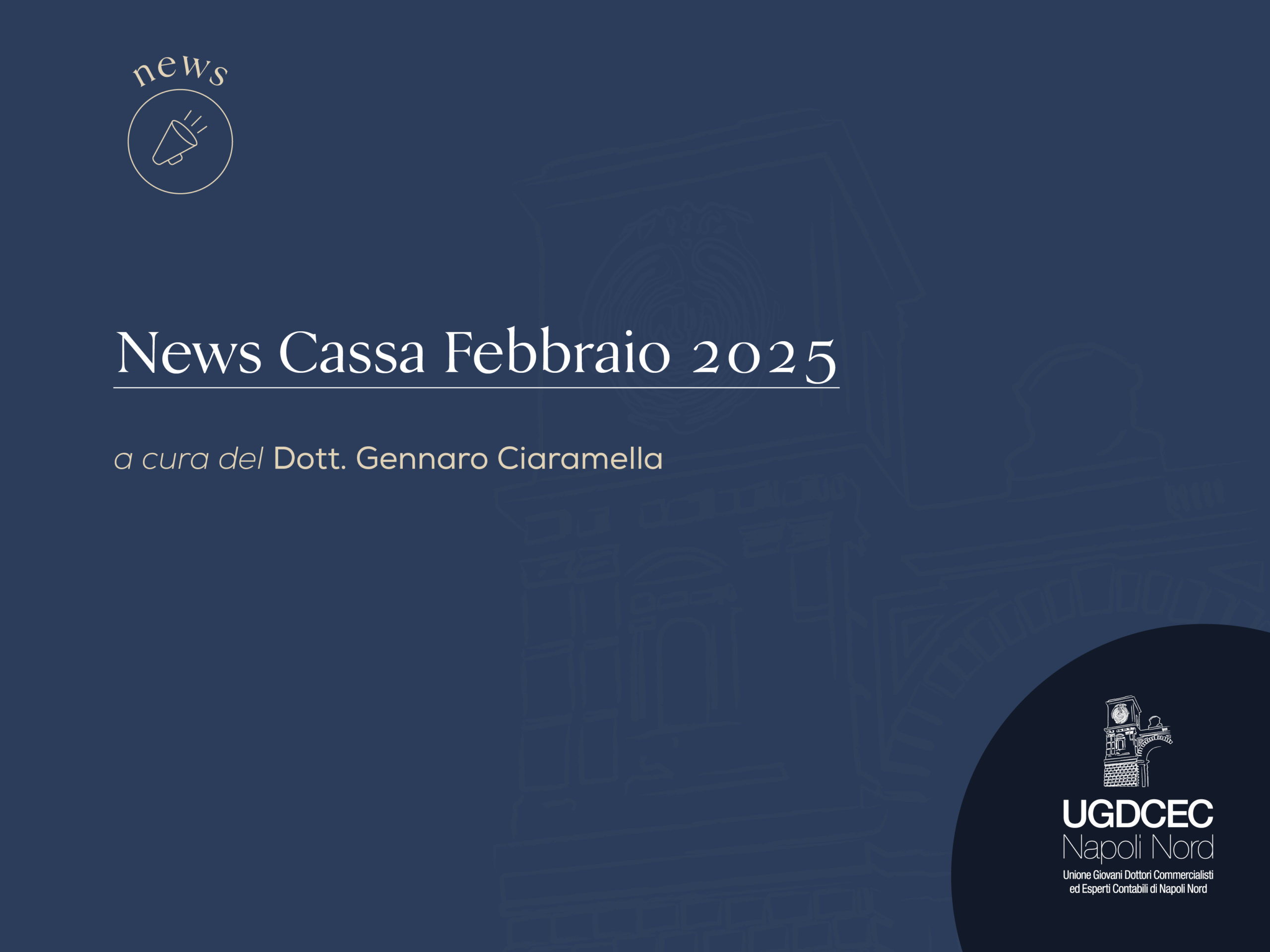 News Cassa Febbraio 2025
