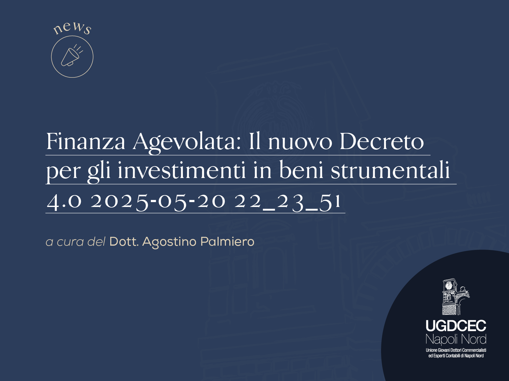 Il nuovo Decreto per gli investimenti in beni strumentali 4.0