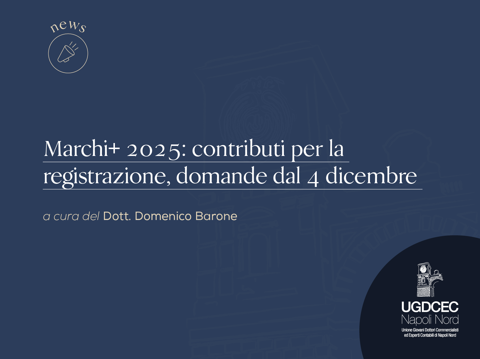 Marchi+ 2025: contributi per la registrazione, domande dal 4 dicembre