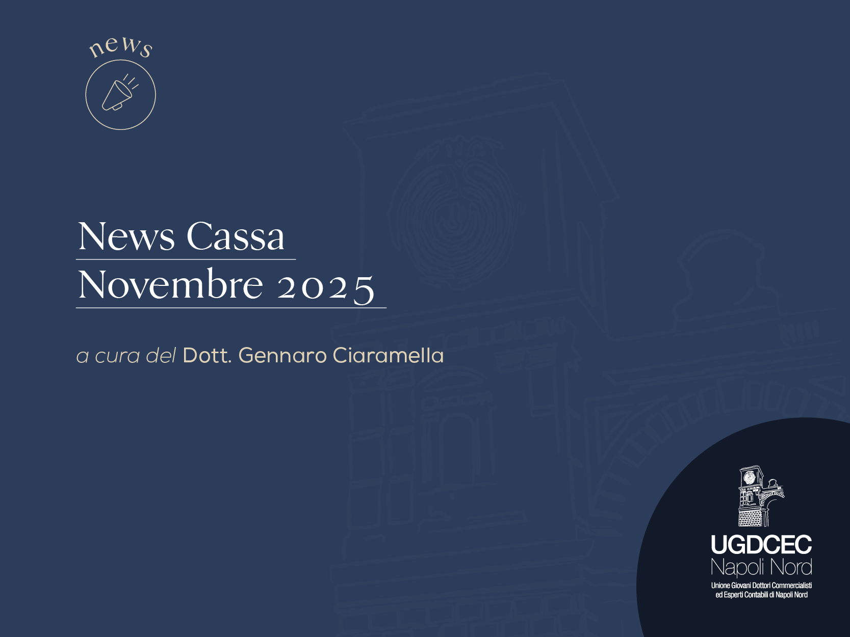 News Cassa Novembre 2025