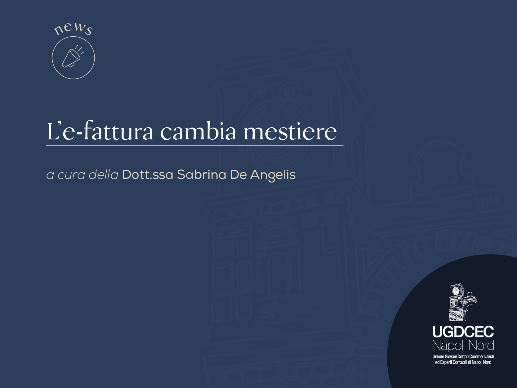 L’e-fattura cambia mestiere