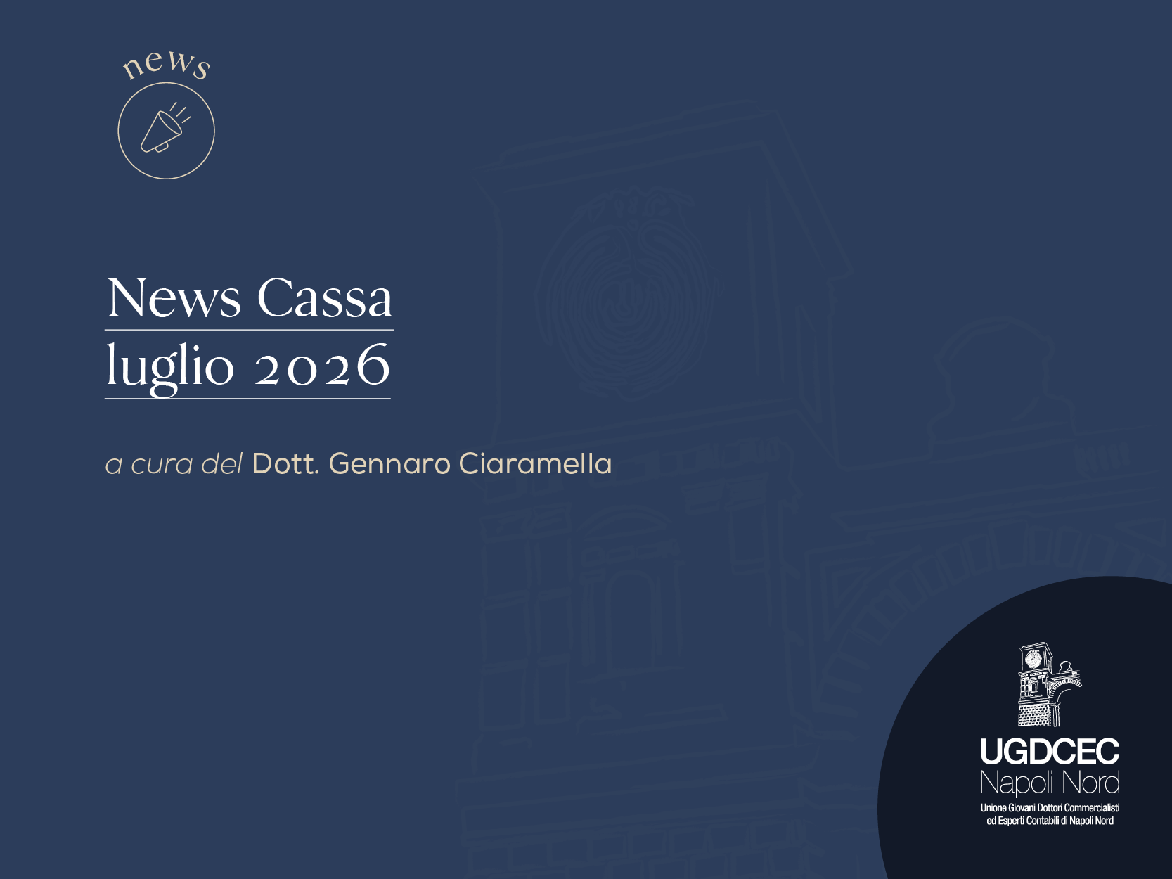 News Cassa Luglio 2026